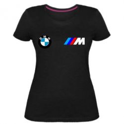 Женская премиум футболка BMW M - PrintSalon