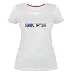 Жіноча преміум футболка BMW M3 - PrintSalon