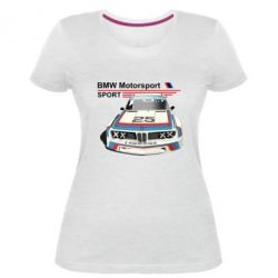 Жіноча преміум футболка Bmw motorsport - PrintSalon