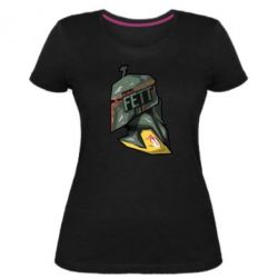 Женская премиум футболка Boba Fett - PrintSalon