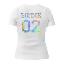 Жіноча преміум футболка Bonnie 02 голограма - PrintSalon