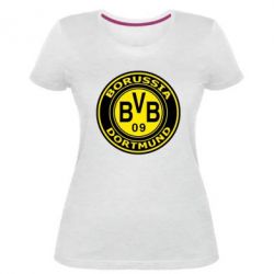 Женская премиум футболка Borussia Dortmund - PrintSalon