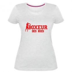 Жіноча преміум футболка Boxeur Des Rues - PrintSalon