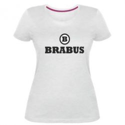 Женская премиум футболка Brabus - PrintSalon