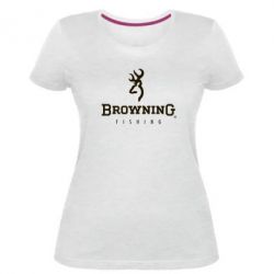 Жіноча преміум футболка Browning - PrintSalon