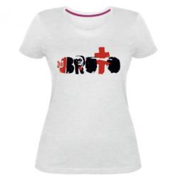 Женская премиум футболка Брутто Лого