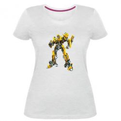 Женская премиум футболка Bumblebee (Bee) - PrintSalon