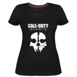 Жіноча преміум футболка Call of Duty Ghosts - PrintSalon