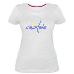 Женская премиум футболка Capitals - PrintSalon