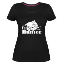 Женская премиум футболка Carp Hunter - PrintSalon