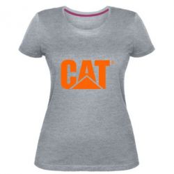 Женская премиум футболка Caterpillar 2 - PrintSalon