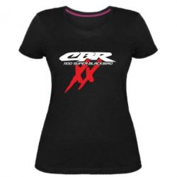 Жіноча преміум футболка CBR Super Blackbird 1100XX - PrintSalon