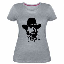 Женская премиум футболка Чак Норис