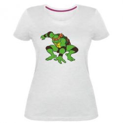 Жіноча преміум футболка Черепашки-ніндзя - PrintSalon