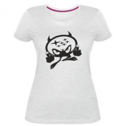 Женская премиум футболка Чертик Subaru - PrintSalon