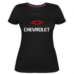 Жіноча преміум футболка CHEVROLET - PrintSalon