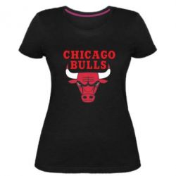Женская премиум футболка Chicago Bulls Classic - PrintSalon
