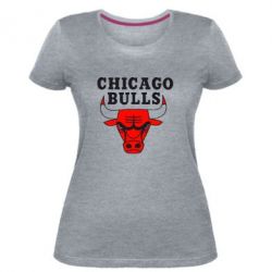 Жіноча преміум футболка Chicago Bulls - PrintSalon