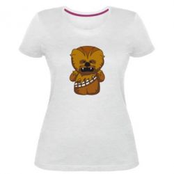 Женская премиум футболка Чубакка - PrintSalon