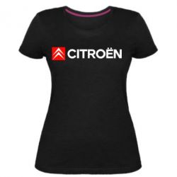Женская премиум футболка Citroën Logo - PrintSalon