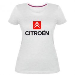 Женская премиум футболка CITROEN 2 - PrintSalon