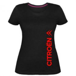 Женская премиум футболка Citroen Vert - PrintSalon