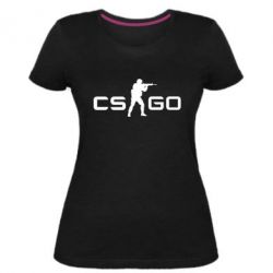 Жіноча преміум футболка Counter Strike GO - PrintSalon