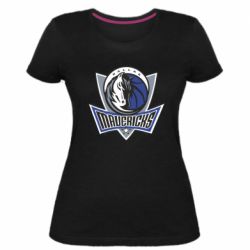 Женская премиум футболка Dallas Mavericks - PrintSalon