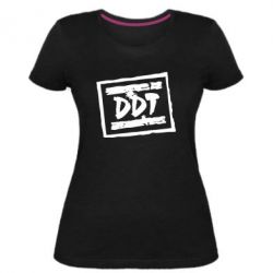 Женская премиум футболка DDT (ДДТ)