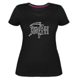 Женская премиум футболка death - PrintSalon