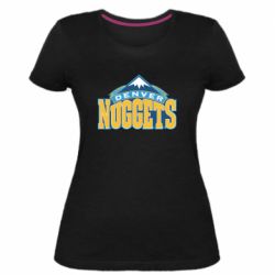 Женская премиум футболка Denver Nuggets - PrintSalon