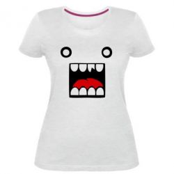 Жіноча преміум футболка Domo - PrintSalon