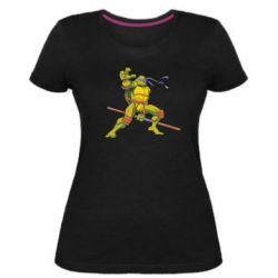 Женская премиум футболка Donatello - PrintSalon