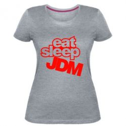 Женская премиум футболка Eat sleep JDM - PrintSalon