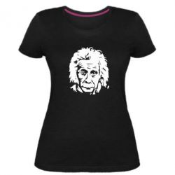 Женская премиум футболка Энштейн