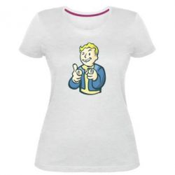 Женская премиум футболка Fallout 4 Boy - PrintSalon
