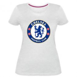 Женская премиум футболка FC Chelsea - PrintSalon