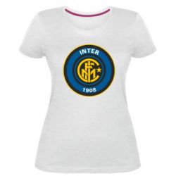 Женская премиум футболка FC Inter - PrintSalon