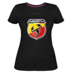 Женская премиум футболка FIAT Abarth - PrintSalon
