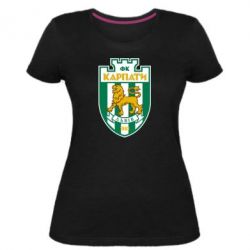 Жіноча преміум футболка ФК Карпати Львів - PrintSalon
