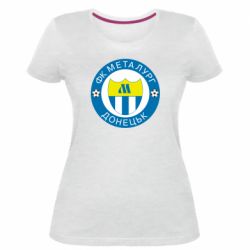 Женская премиум футболка ФК Металлург Донецк - PrintSalon