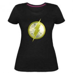 Женская премиум футболка Flash Logo - PrintSalon