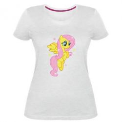 Жіноча преміум футболка Fluttershy - PrintSalon