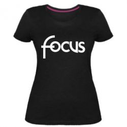 Женская премиум футболка Focus - PrintSalon