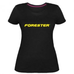Женская премиум футболка FORESTER - PrintSalon