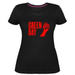 Женская премиум футболка Green Day American Idiot - PrintSalon