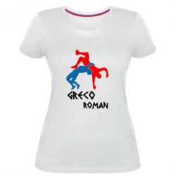 Жіноча преміум футболка Греко-римська боротьба