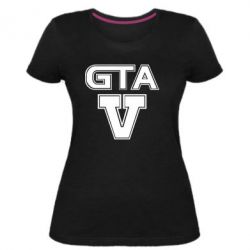 Жіноча преміум футболка GTA 5 - PrintSalon