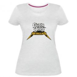Женская премиум футболка Guitar Hero Metallica