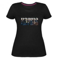 Женская премиум футболка Харків - PrintSalon